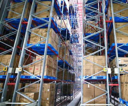 automated warehouse racking system