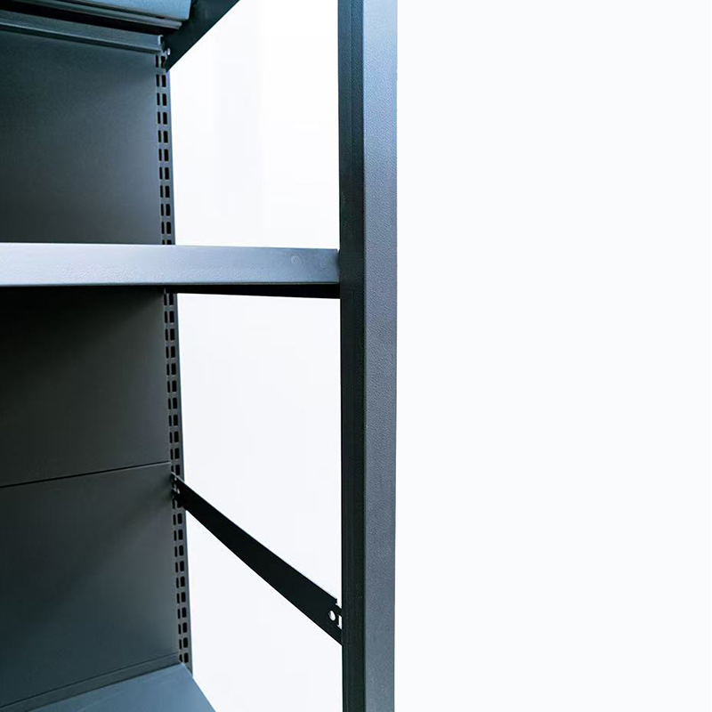 Detail of Gondola Shelf Rack
