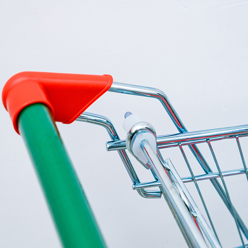detail of shopping trolleys & carts
