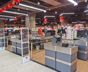Cash Register Counter — Empower Efficient Checkout, Consolidate Store Image Foundation
