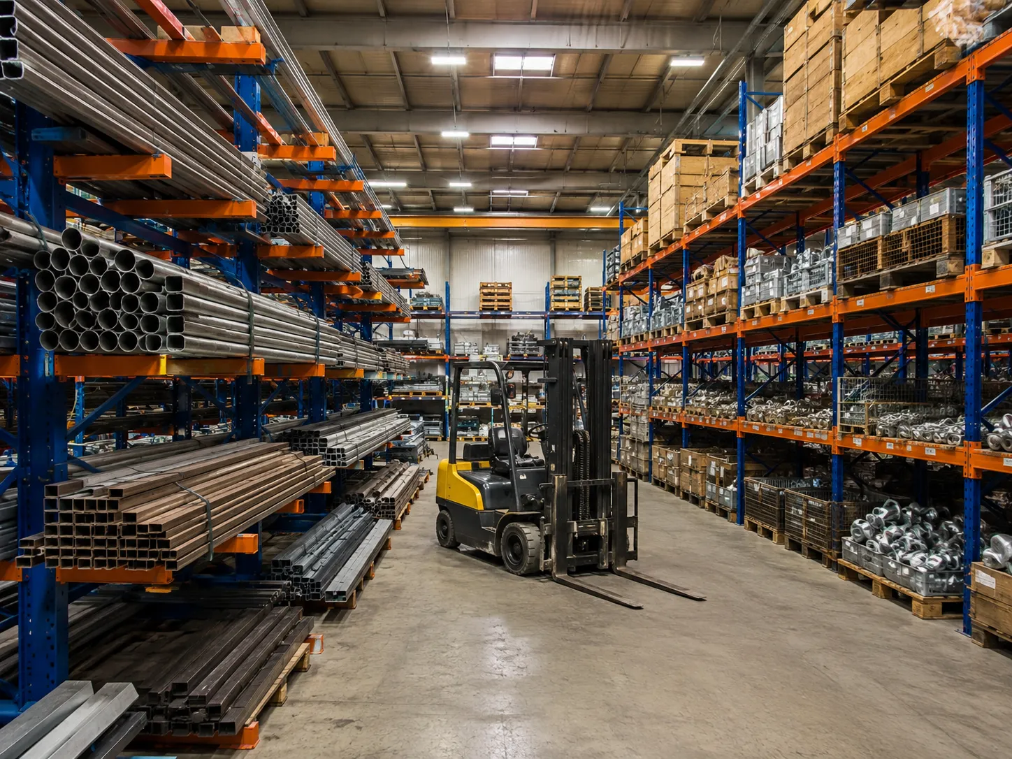 Warehouse Storage Solutions for Industrial Hardware & Metal Distribution